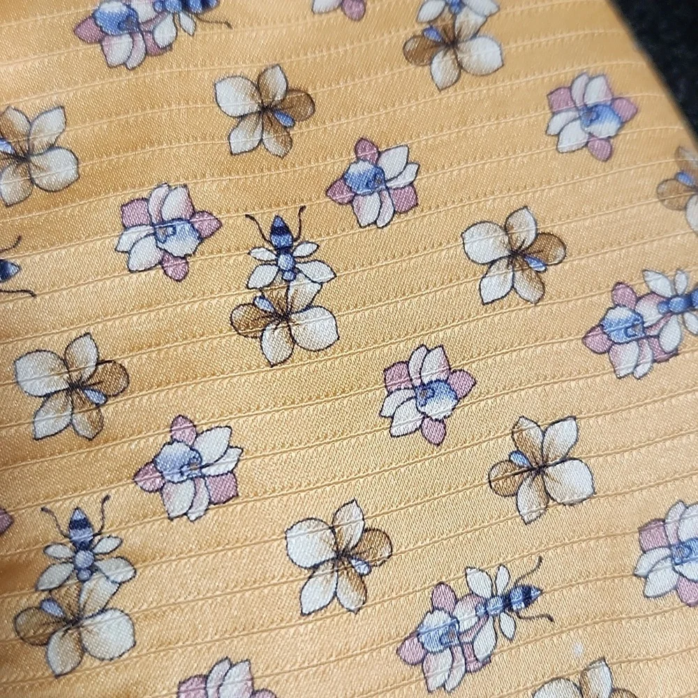 Two Leonard Paris Silk Bowties